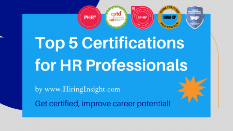 Top 5 Certifications for HR Professionals | Hiring Insight